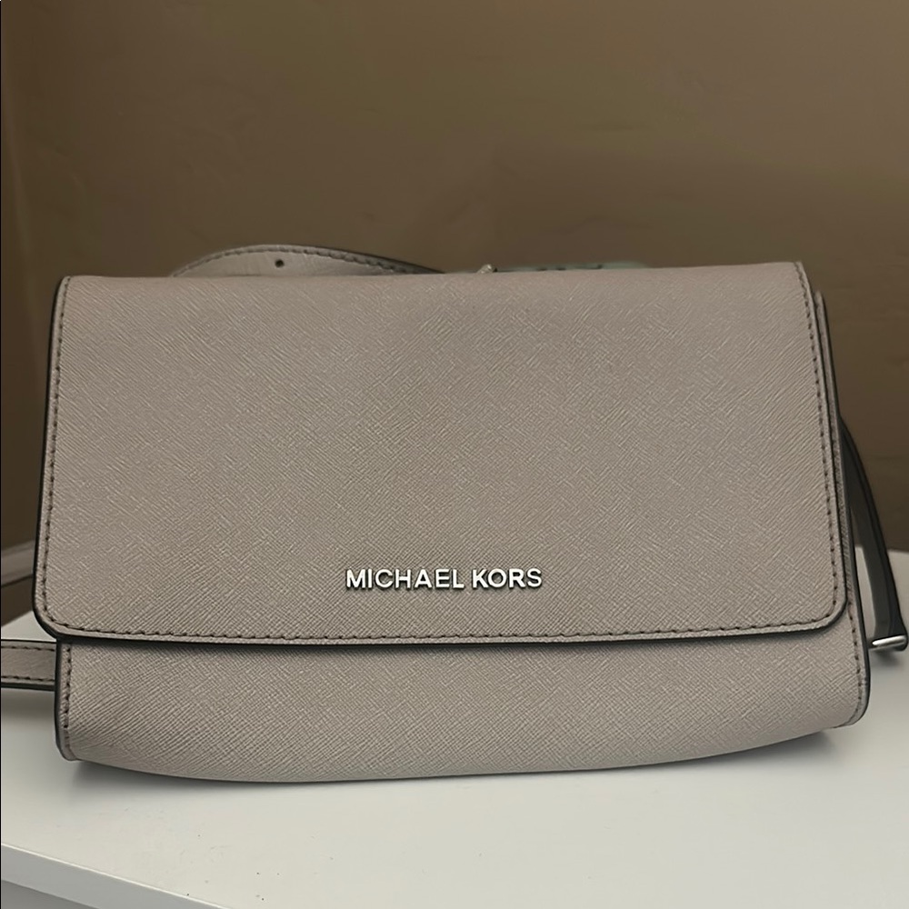 Michael Kors Small Gray Crossbody Bag